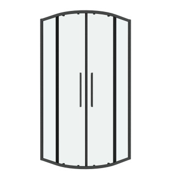 Душевое ограждение Grossman Cosmo 301.K33.02.9090.42.00 (90х90х195) четверть круга,раздвижная,графит сатин,стекло прозрачное, 1 место