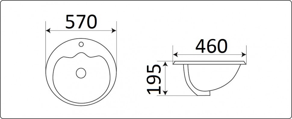 Умывальник CeramaLux 316
