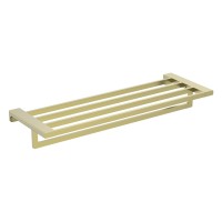 AQM7305BG Tivoli Полка для полотенец 600мм, золото шлифованное