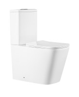 Унитаз-компакт MILLEAU WAX 8303 белый глянец, безободковый, с микролифтом