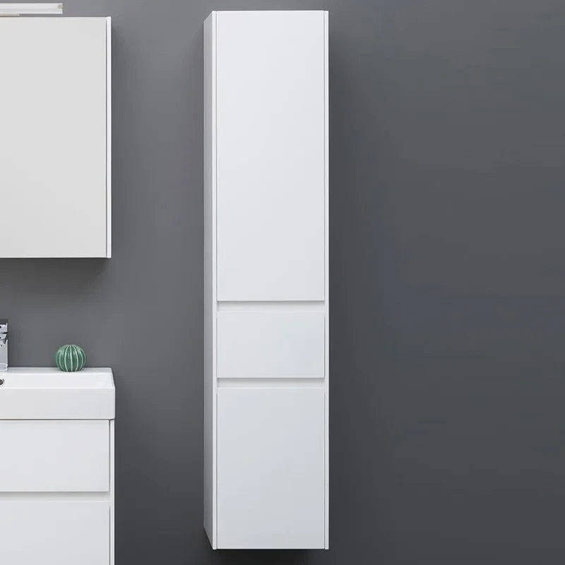 Шкаф-пенал для ванной Aquanet Бруклин 35 белый