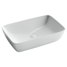 Умывальник чаша FORM накладная прямоугольная 590x400x145мм