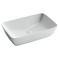 Умывальник чаша FORM накладная прямоугольная 590x400x145мм