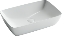 Умывальник чаша FORM накладная прямоугольная 590x400x145мм