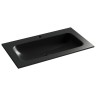 Раковина накладная мебельная Grace прямоугольная c отверстием под смеситель, 810x457x137мм, цвет черный матовый, арт. CN7012MB