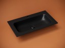 Раковина накладная мебельная Grace прямоугольная c отверстием под смеситель, 810x457x137мм, цвет черный матовый, арт. CN7012MB