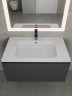 Раковина для ванной кварцевая Uperwood Lagoon Quartz 80х48х14,2 см, белая матовая, жасмин