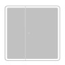 Зеркало-шкаф BelBagno SPC-MAR-800/800-2A-LED-TCH