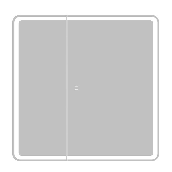 Зеркало-шкаф BelBagno SPC-MAR-800/800-2A-LED-TCH