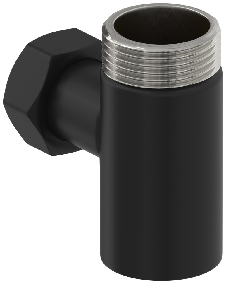 Уголок со спускным клапаном переходной (G 1" НР х G 3/4" НГ)