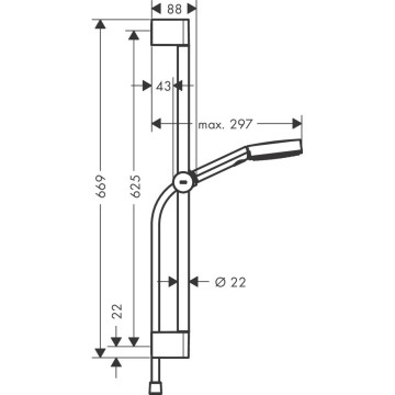 Душевой набор Hansgrohe Pulsify Select S 24160670