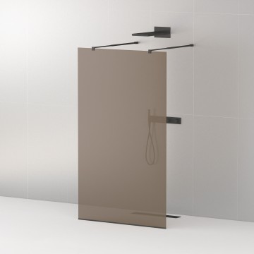 Душевая перегородка CEZARES LIBERTA-L-2-110-BR-NERO