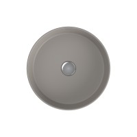 Раковина BERGES Ego SL накладная, ? 38 см, матовый серый