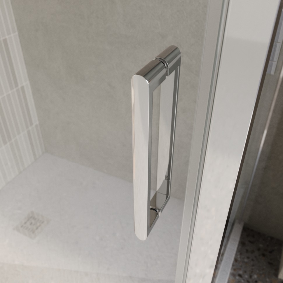 Душевой уголок BelBagno LUCE-AH-1-120/80-C-Cr