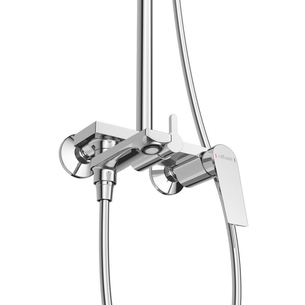 Душевая стойка со смесителем и изливом CEZARES COMFORT-CVD-01