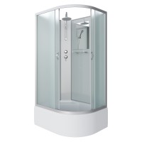 Душевая кабина Niagara Classic NG-2310-14LBKT (120х80х210) высокий поддон(40см),стекло матовое,4 места
