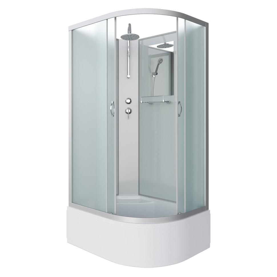 Душевая кабина Niagara Classic NG-2310-14LBKT (120х80х210) высокий поддон(40см),стекло матовое,4 места