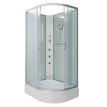 Душевая кабина Niagara Classic NG-33094-14LBKG (100х90х200) средний поддон(26см),стекло матовое,4 места