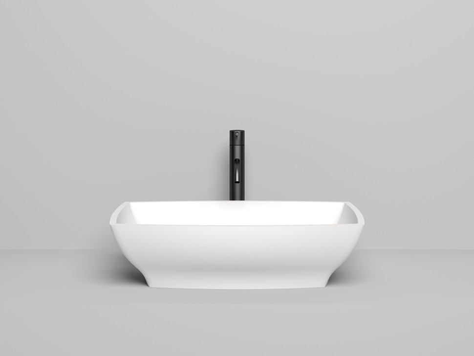 Раковина накладная GLORIA 04 600х380х150 S-Stone Матовое