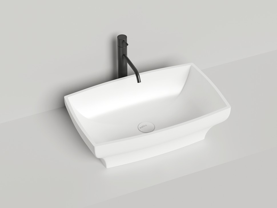 Раковина накладная GLORIA 04 600х380х150 S-Stone Матовое