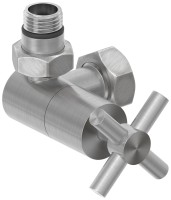 Вентиль 3D левый крест (G 1/2" НР х G 3/4" НГ)