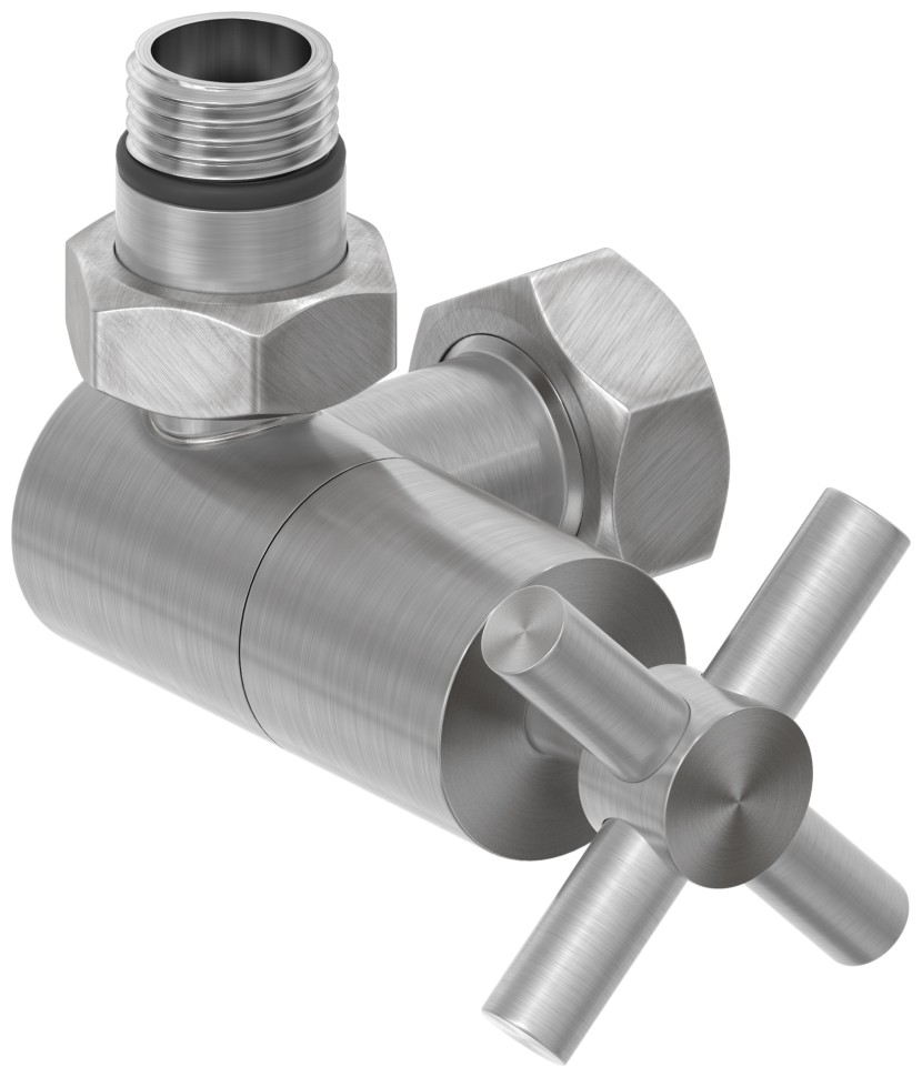 Вентиль 3D левый крест (G 1/2" НР х G 3/4" НГ)