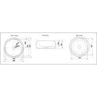 Раковина Ceramalux N 7031В