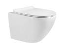 Унитаз подвесной MILLEAU ALBY 203 белый глянец, безободковый, с микролифтом
