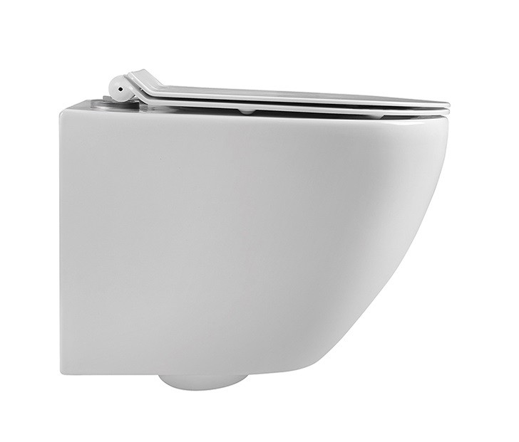 Унитаз подвесной MILLEAU ALBY 203 белый глянец, безободковый, с микролифтом
