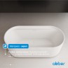 Акриловая ванна ABBER AB9444MW белая матовая