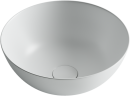 Умывальник чаша накладная круглая (цвет Белый Матовый) Element 358x358x155мм