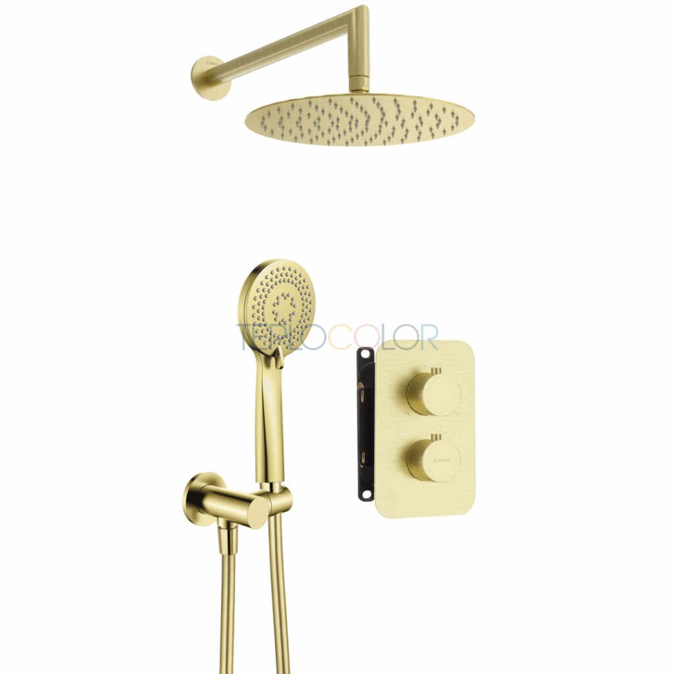 Набор для душа скрытого монтажа, с термостатическим BOXом