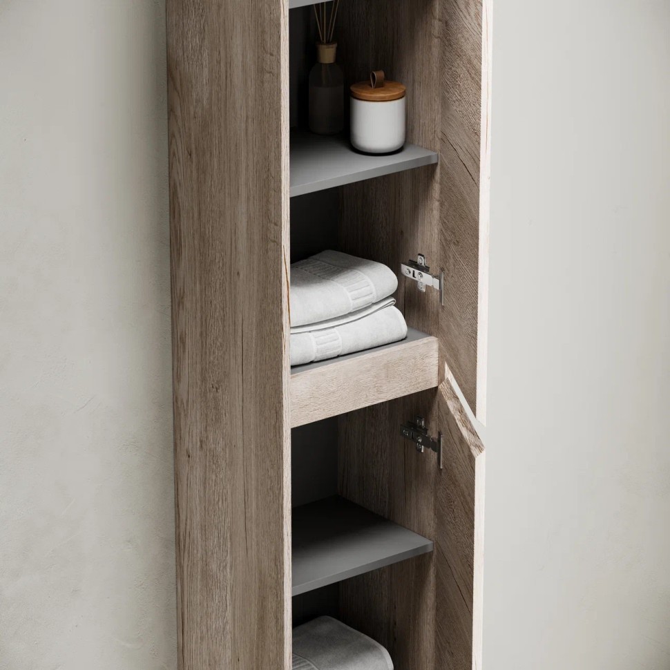 Шкаф-пенал SANCOS Libra Floor напольный дуб галифакс натуральный, 350х300х1870 мм, арт. PLB35FEG