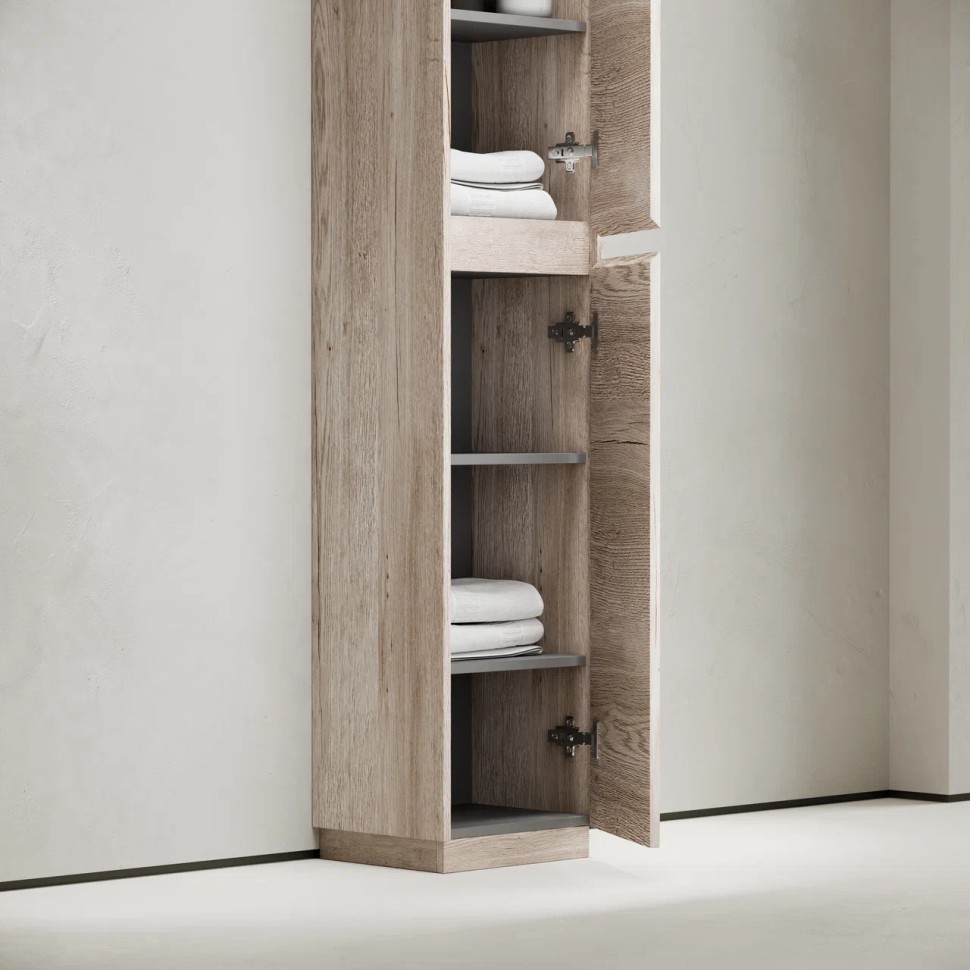 Шкаф-пенал SANCOS Libra Floor напольный дуб галифакс натуральный, 350х300х1870 мм, арт. PLB35FEG