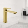 Смеситель для раковины Next VBF-1N1BG однорычажный, брашированное золото