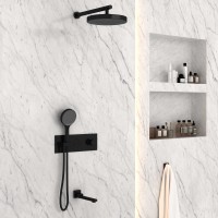 Душевой комплект VSFW-432TI2MB встраиваемый, черный