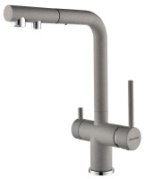 Смеситель для кухни SERPENTINE, серый, Se213222-GR, Paulmark