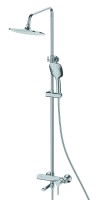 Душевая стойка со смесителем с коротким изливом 91050