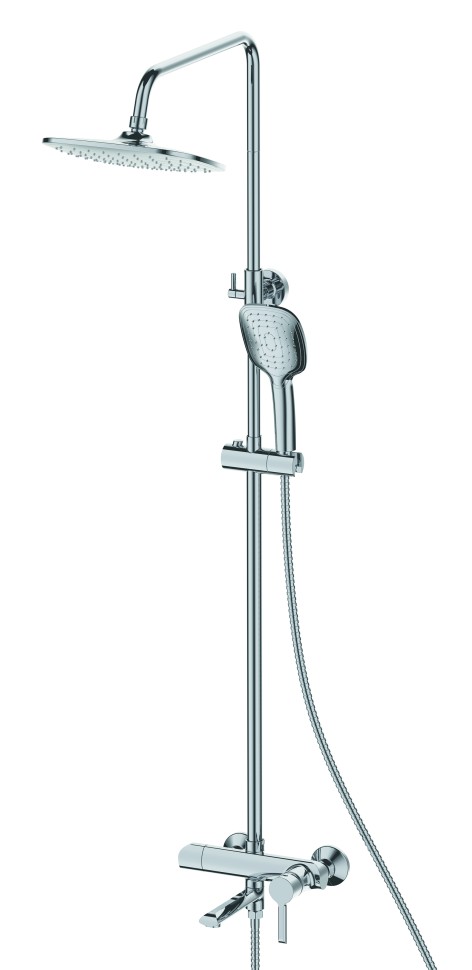 Душевая стойка со смесителем с коротким изливом 91050