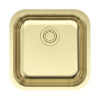Мойка VELLO 44 UNI, нерж. сталь, VE44-LG, светлое золото, 446х446мм, Paulmark