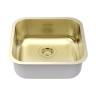 Мойка VELLO 44 UNI, нерж. сталь, VE44-LG, светлое золото, 446х446мм, Paulmark