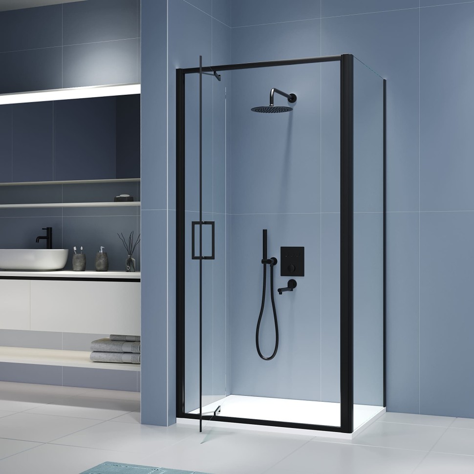 Душевой уголок прямоугольный RGW SV-145-2B (SV-05-2B + Z-050-3B) 1000x1200