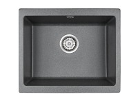 Мойка GERA 60, IT-GRANIT, PM205546-DG, графит, 555х460, подст. мон. Paulmark
