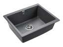 Мойка GERA 60, IT-GRANIT, PM205546-DG, графит, 555х460, подст. мон. Paulmark