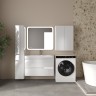 Колонна универсальная STYLE LINE "Атлантика 35 L" с корзиной, Люкс Плюс белый глянец