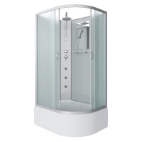 Душевая кабина Niagara Classic NG-2310-14LBKTG (120х80х210) высокий поддон(40см),стекло матовое,4 места