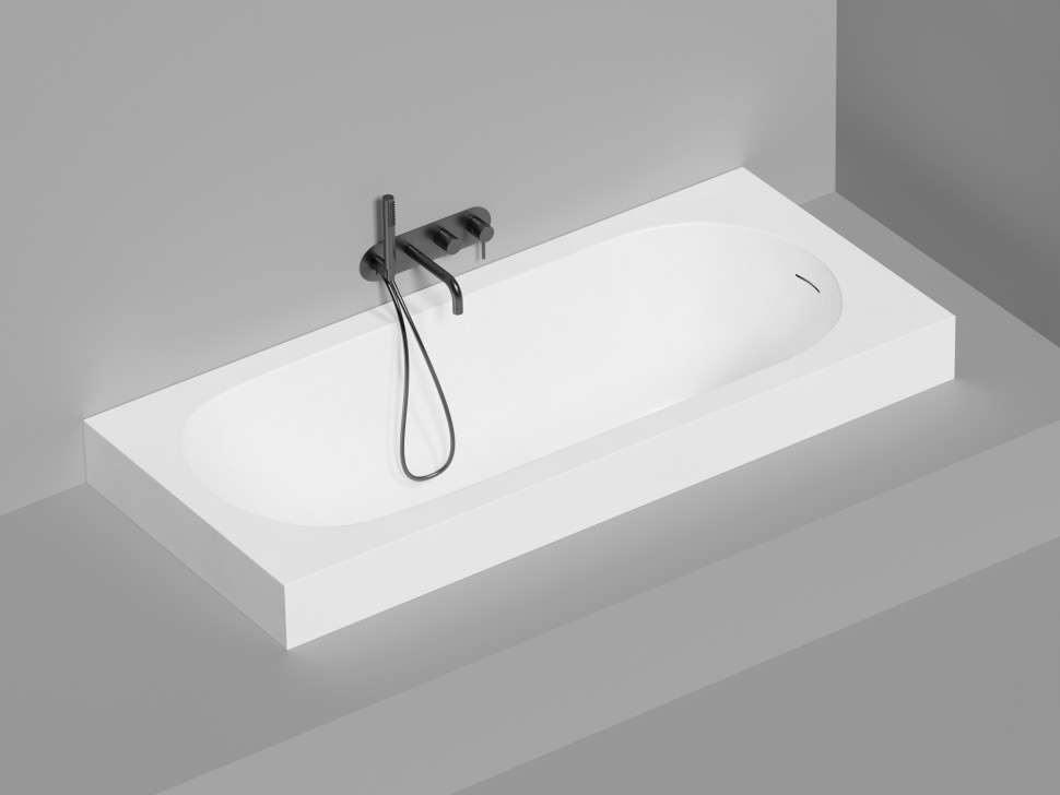 Ванна встраиваемая ORNELLA KIT 180x80 покраска по RAL полностью S-Sense Глянцевое