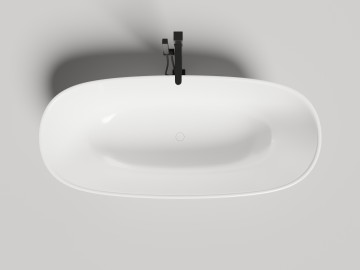 Ванна отдельностоящая GRECA IN 180x80 RAL полностью S-Stone Матовое