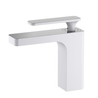 Смеситель для раковины Timo Torne 4361/00-16F хром-белый