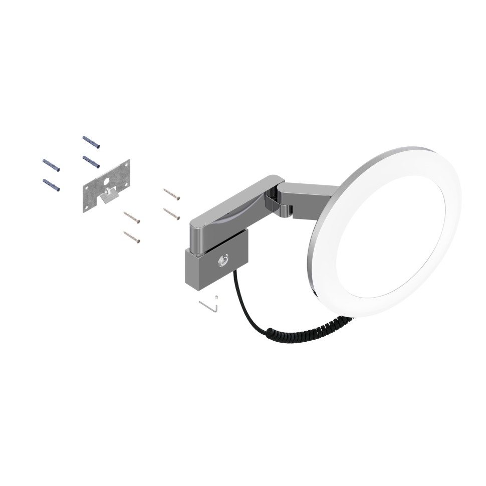 Зеркало с подсветкой Timo Petruma 15276/13 никель